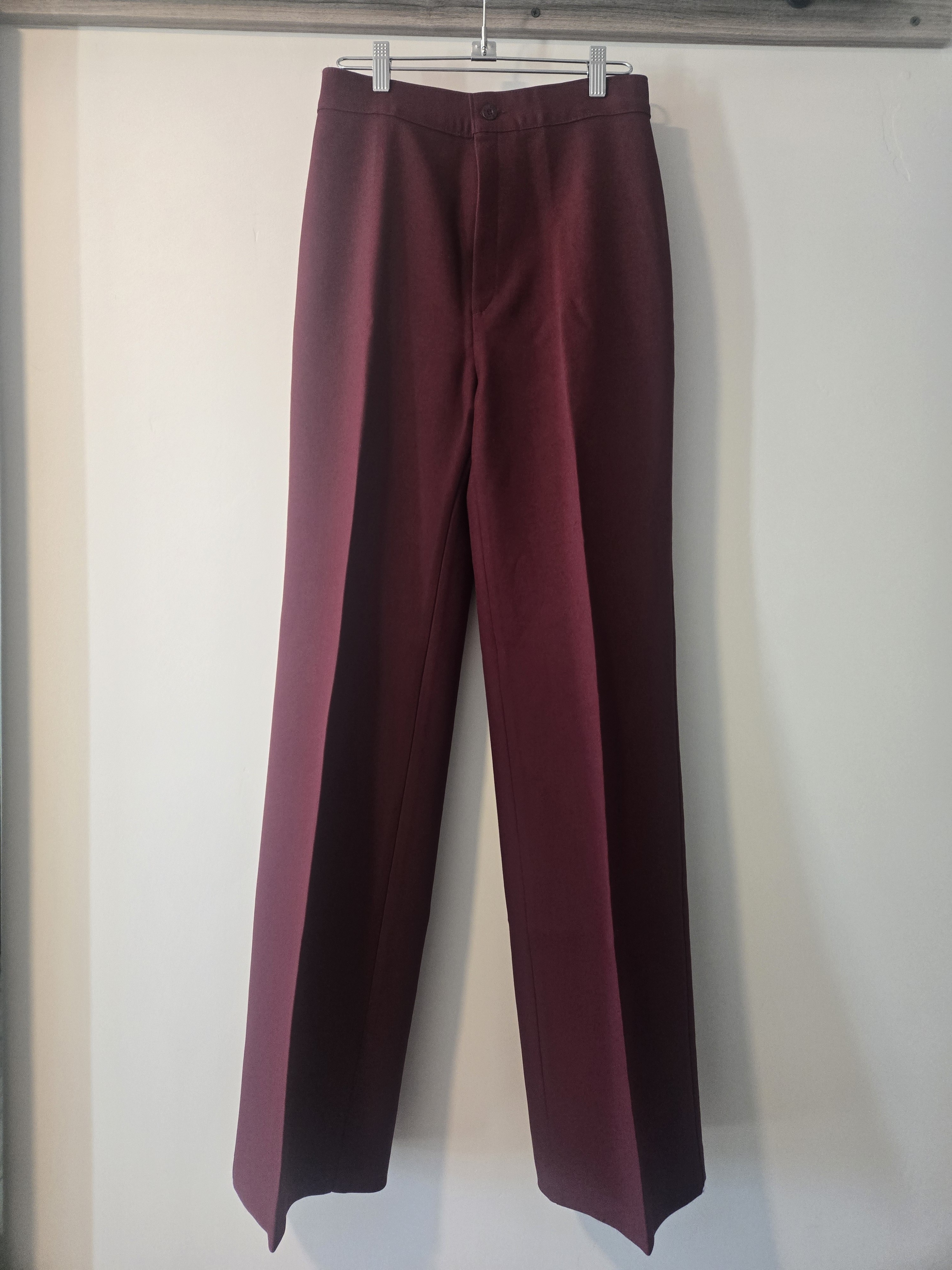 Vintage 1970 Levi's Women's Bend Over Burgundy Dress Pants High Waisted